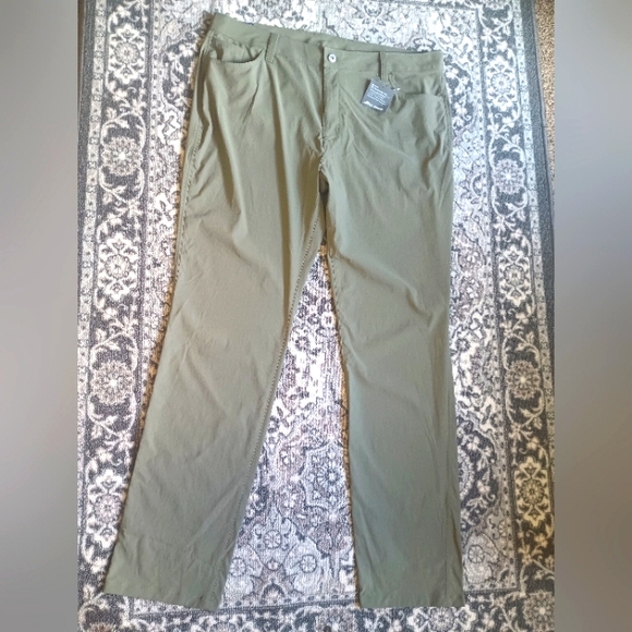 Eddie Bauer Pants - Eddie Bauer Travex UPF 50 Horizon Guide 5 Pocket Pants Womens 18 Tall Green NWT